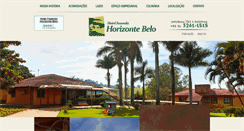Desktop Screenshot of hotelfazendahorizontebelo.com.br