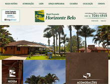 Tablet Screenshot of hotelfazendahorizontebelo.com.br